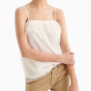 J. Crew Fluttery Lace Cami Top